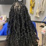 Faux locs up to waist length