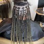 Medium knotless Box Braids