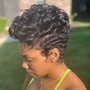 Shampoo and style natural