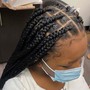 Medium Knotless or Box Braids