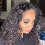 Wand / Barrel Curls (wig drop off or natural hair)