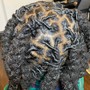 Kids Loc Re-twist and style (age 10 and under)