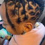 Kids Loc Re-twist and style (age 10 and under)