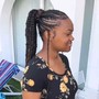 MEDIUM FEED-IN BRAID PONYTAIL