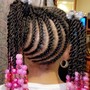 Knotless or Regular (Kid's Braids) ages (4-8)