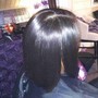 Blowout (Relaxed hair)