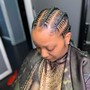 Medium Knotless Braids