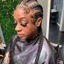 Medium Knotless Braids