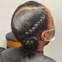 Cornrow Front w/ Weave Back ( MEDIUM)