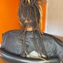 Loc retwist (neck to shoulder length)