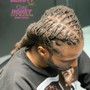 Mens Exotic Updo Loc Style