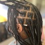 Waist Length Knotless Braids