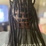 Midback Knotless Braids