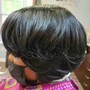 Natural Hair Silk Press