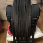 5-6 Feed-In Braids Straight Back