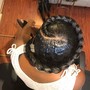 Micro or small Cornrows, natural hair only