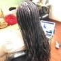 Micro or small Cornrows, natural hair only