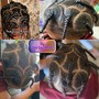 Kid's 2 Layer Cornrows