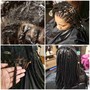 Crochet Braids w/hair (faux locs, segelese twists;18-36inch))