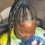 Man Bun Braids / Natural style (Men/little boys)