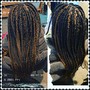 Take down Box Braids medium