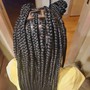 Natural Hair Box Braids