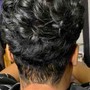 Shampoo /Style/ spot perm-short hair ONLY