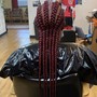 Large Knotless Box Braids