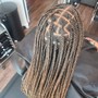 Boho Knotless Braids (Medium/small)