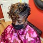 Natural Hair Updo Shampoo and Style