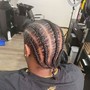 Jumbo knotless Braids