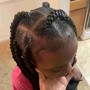 Kid's Chinese ponytail style