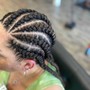 Kid's Cornrow + Box braids