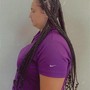 Braided ponytail