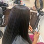 Silk press blowout