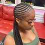 Large Knotless Braids