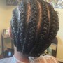 Large Feed in braids