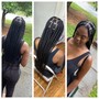 Large Knotless Braids