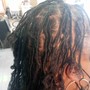 Wash, and Retwist via crocheting of roots