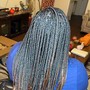 Small bohemian Knotless braids