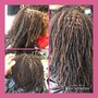 Comb coils short natural hair