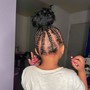 Kid Braided Ponytail with or without weave