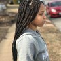 Medium Knotless braids