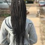 Medium Knotless braids