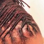 Retwist  traditional locs large &med only