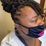 Retwist  traditional locs large &med only