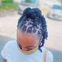 Straight Back Cornrows (natural hair)