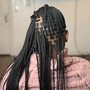 smedium knotless braids