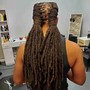 retwist (locs) less than 40