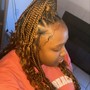 Small Senegalese Twist mid back